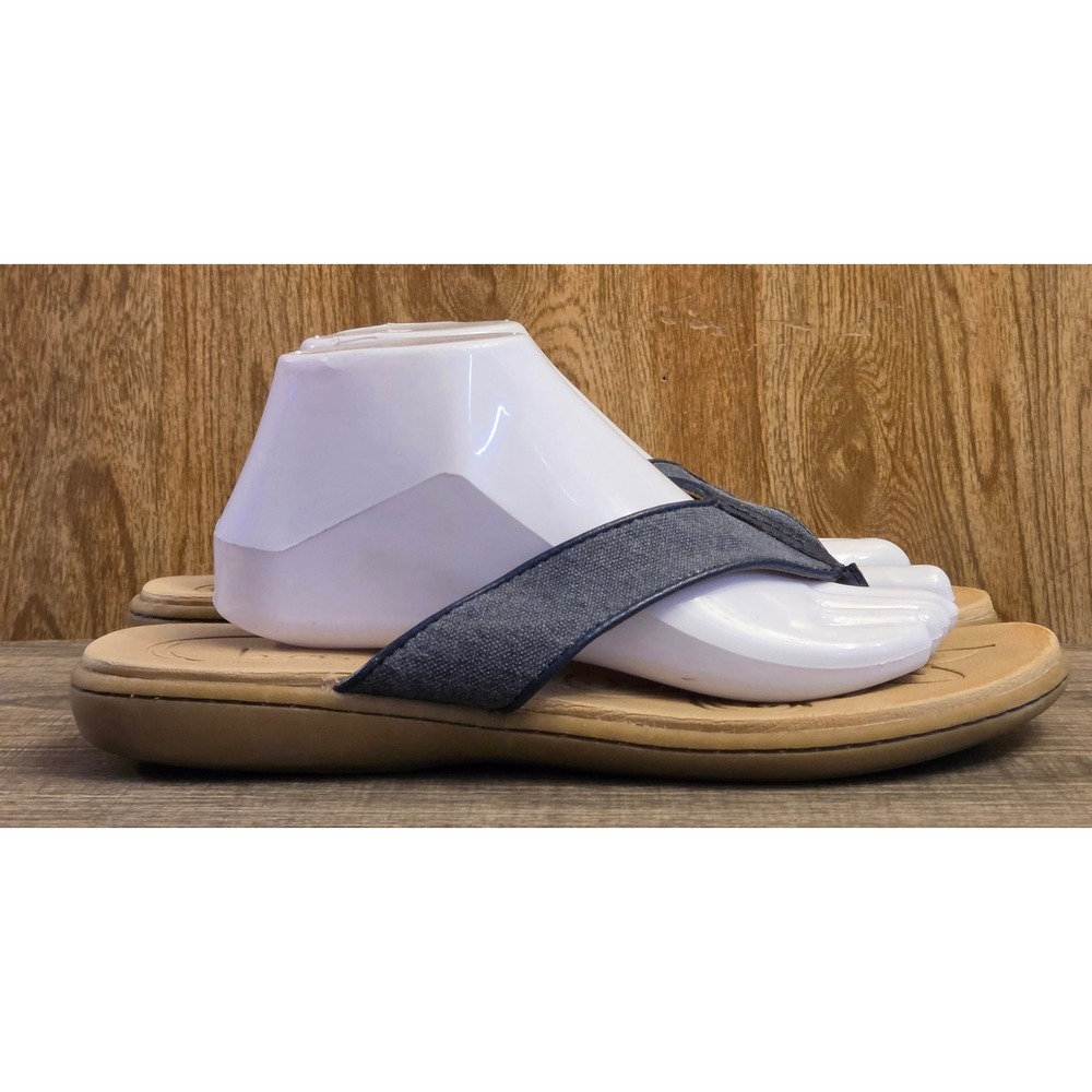 BOC Born Concept Thong Flip Flop Sandals Womens Size 11 Blue